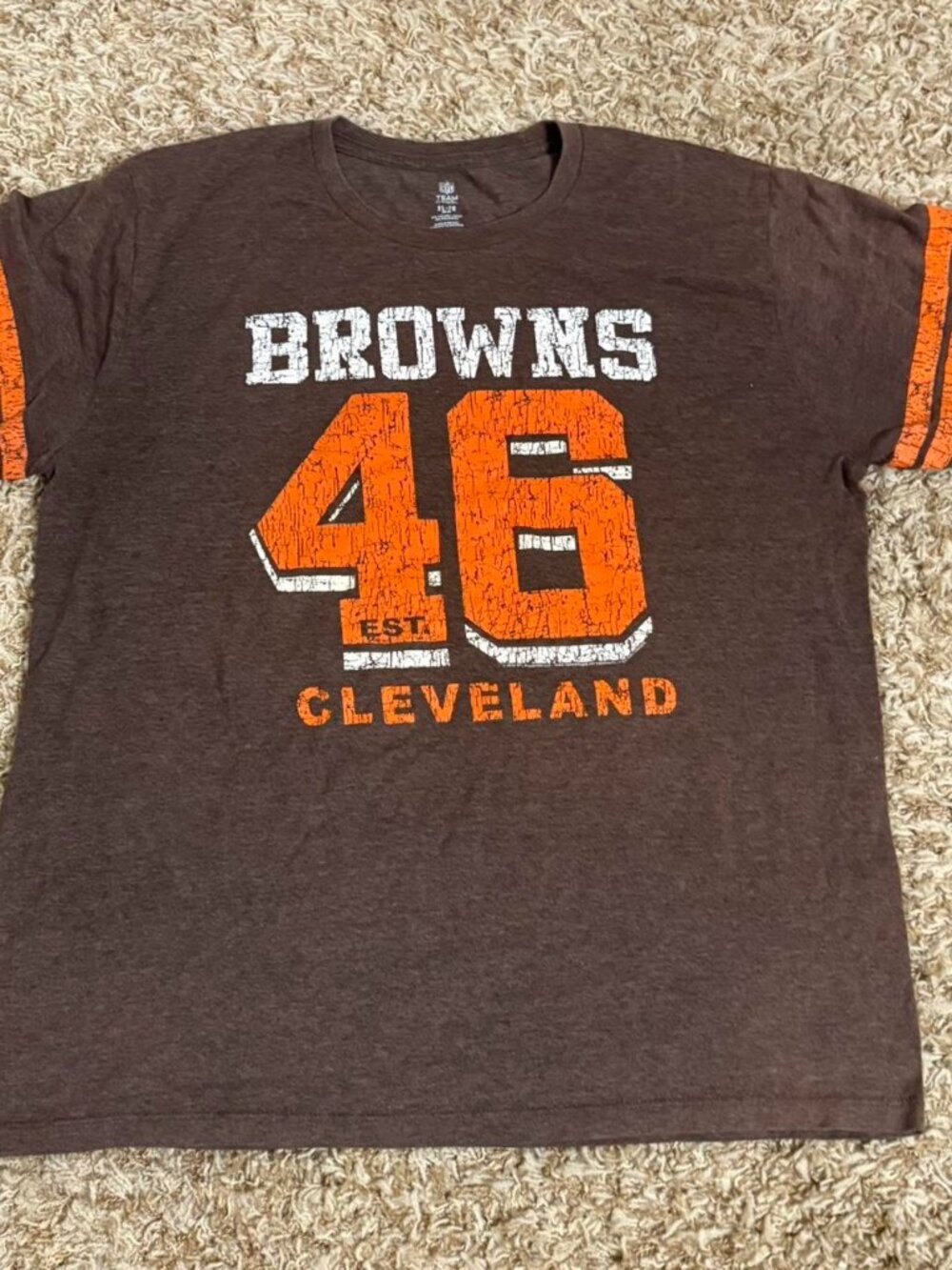 Vintage NFL Cleveland Browns Brown Tee Mens XL Football Gridiron Fan 🏈
